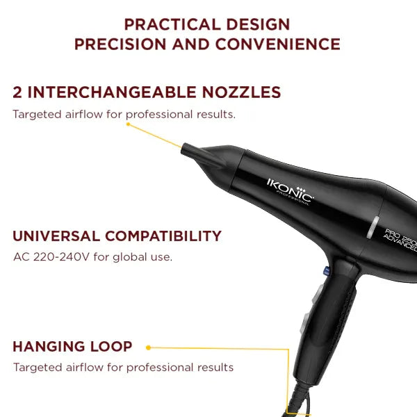 IKONIC Hair Dryer Pro 2500+ Advanced