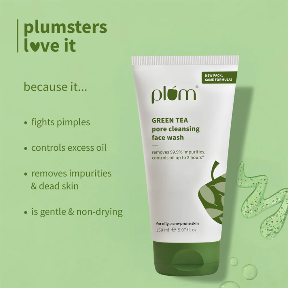 Plum Green Tea Pore Cleansing Face Wash 180 ml