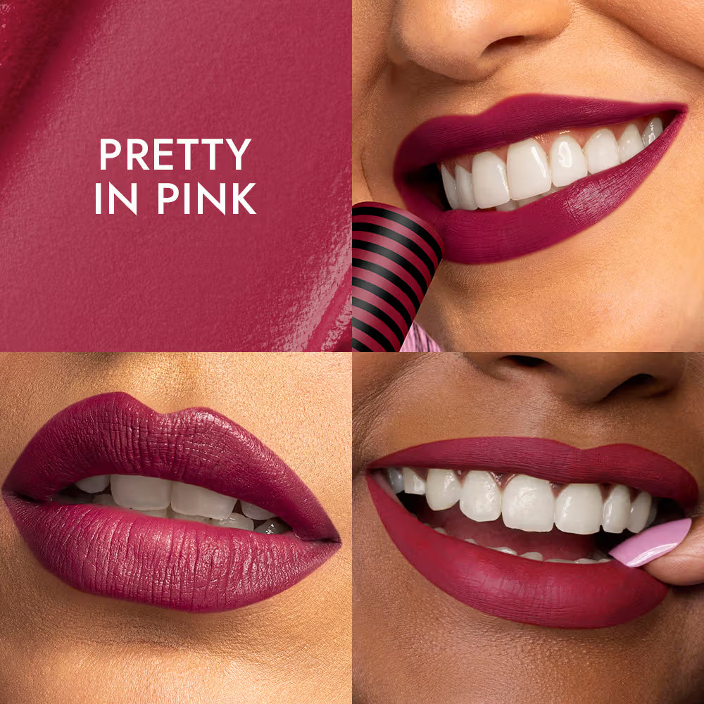 Nykaa Cosmetics So Creme! Creamy Matte Lipstick - Pretty In Pink