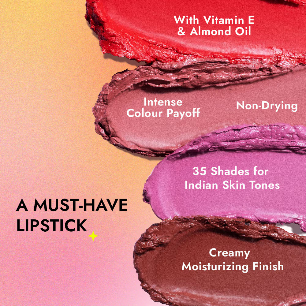 Nykaa Cosmetics So Creme! Creamy Matte Lipstick - Vibing Solo