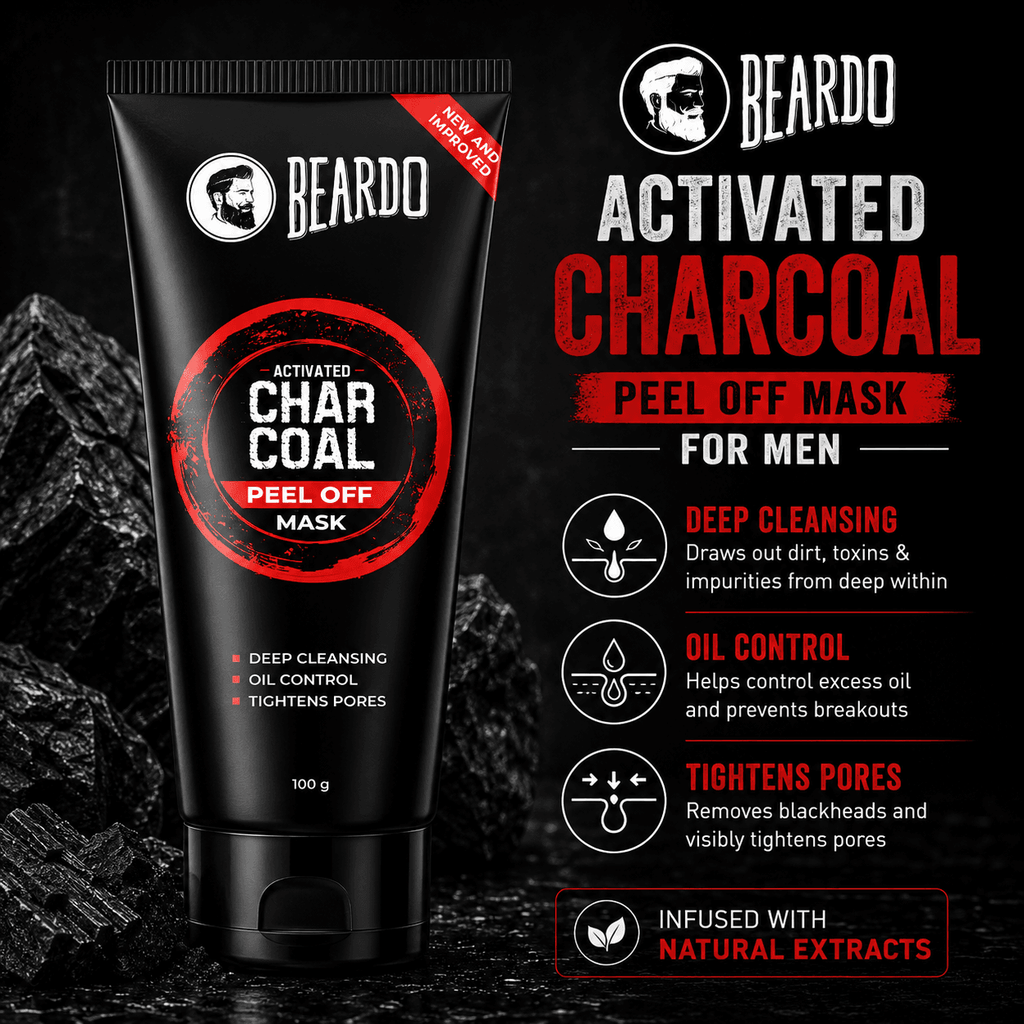 BEARDO ACTIVATED CHARCOAL PEEL OFF MASK 100g