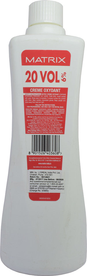 MATRIX 20VOL CREAM DEVELOPER 1Ltr