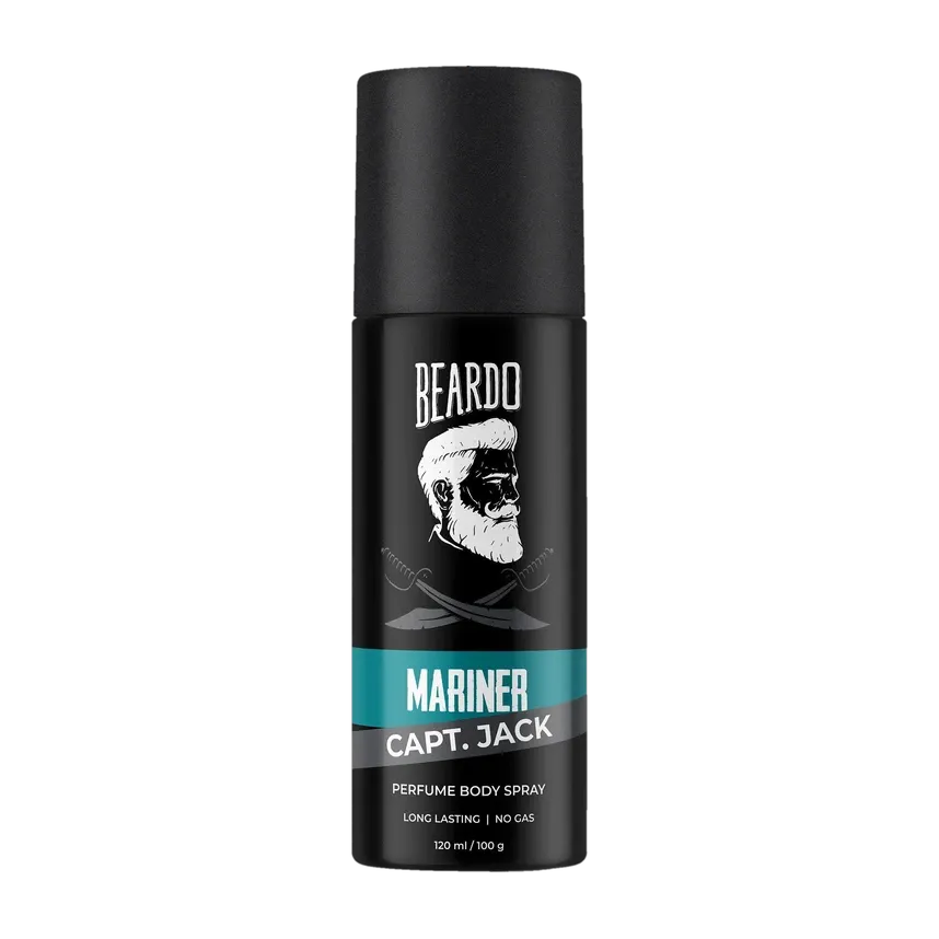 BEARDO Mariner Capt Jack Perfume Body Spray 150ml