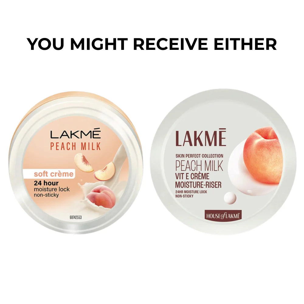 LAKME Skin Perfect Peach Milk Cream Moisturiser 2% Pro-Ceramide & Peptide - 50 g