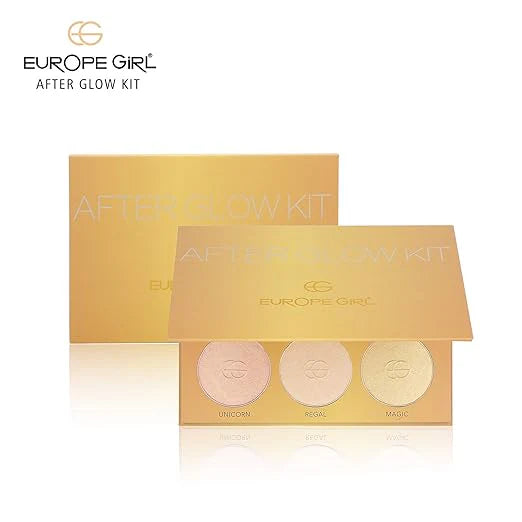 EUROPE GIRL AFTER GLOW Highlighter PALLET