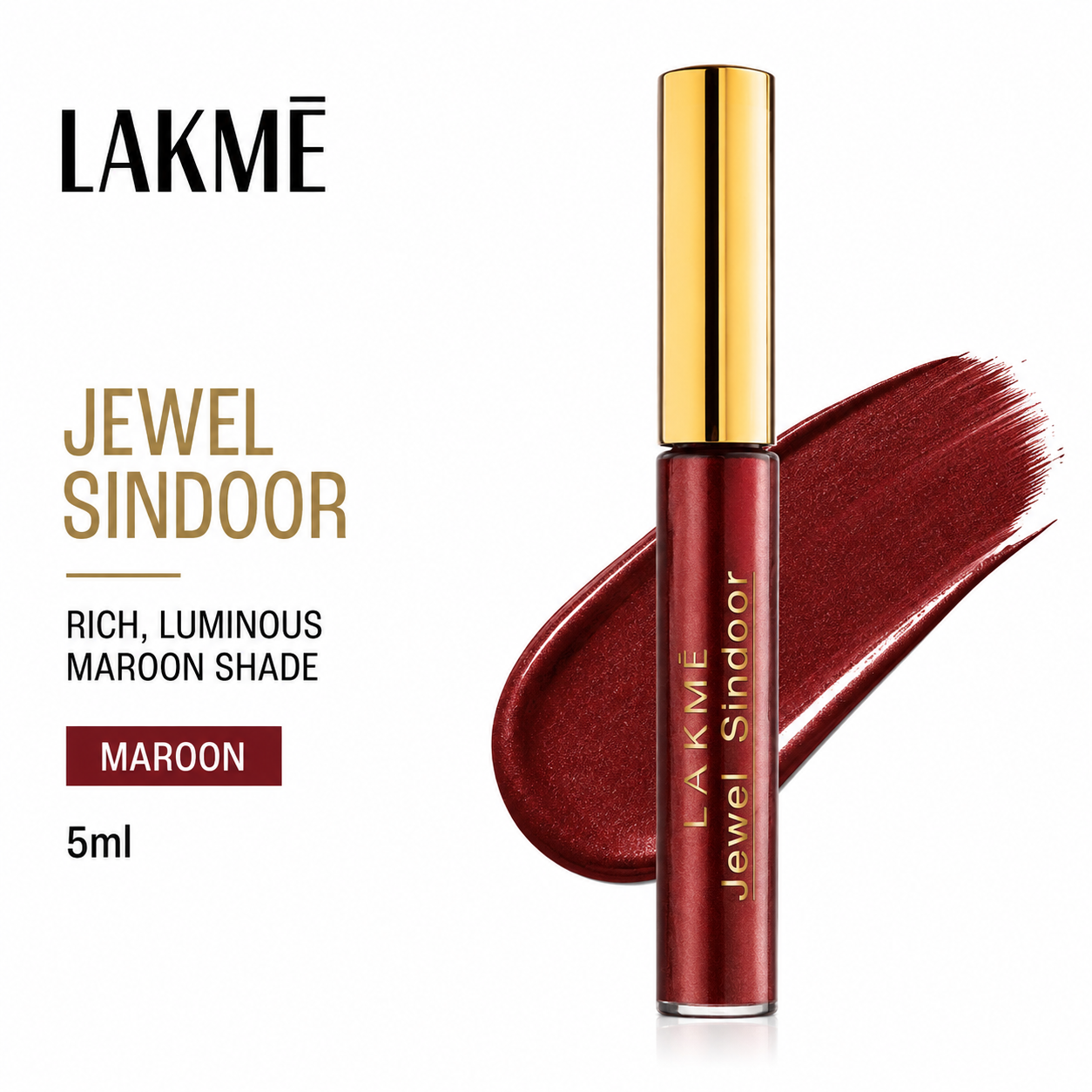 LAKME Jewel Sindoor 5ml - Maroon