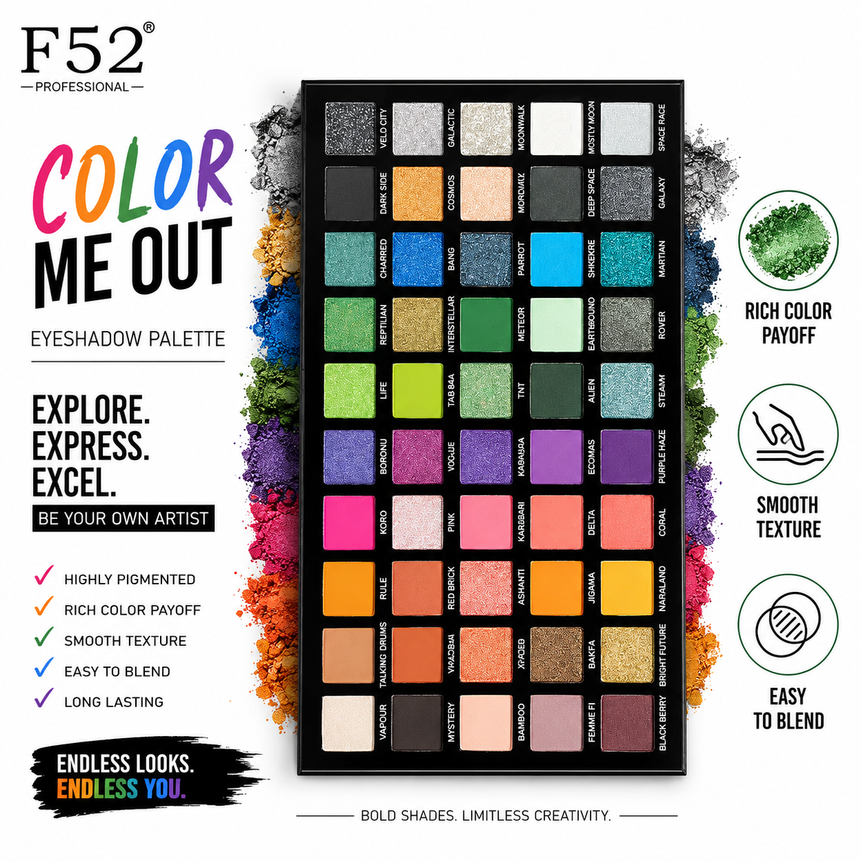 F52 COLOR ME OUT EYESHADOW PELLET
