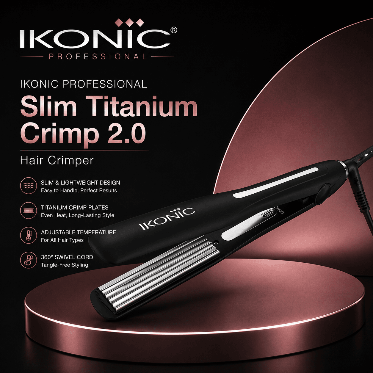 IKONIC Slim Titanium Crimp 2.0