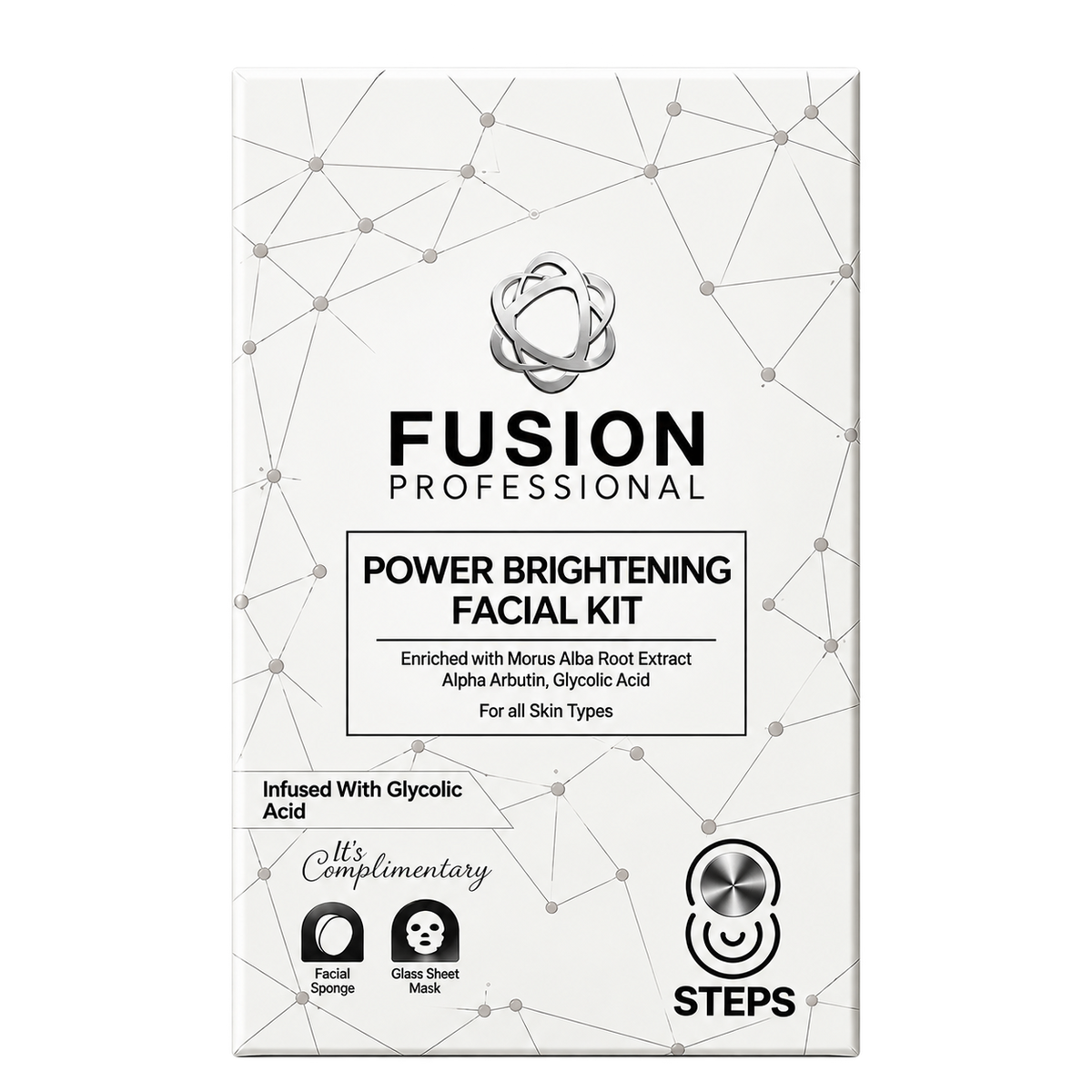 FUSION 8-STEP POWER BRIGHTENING FACIAL KIT