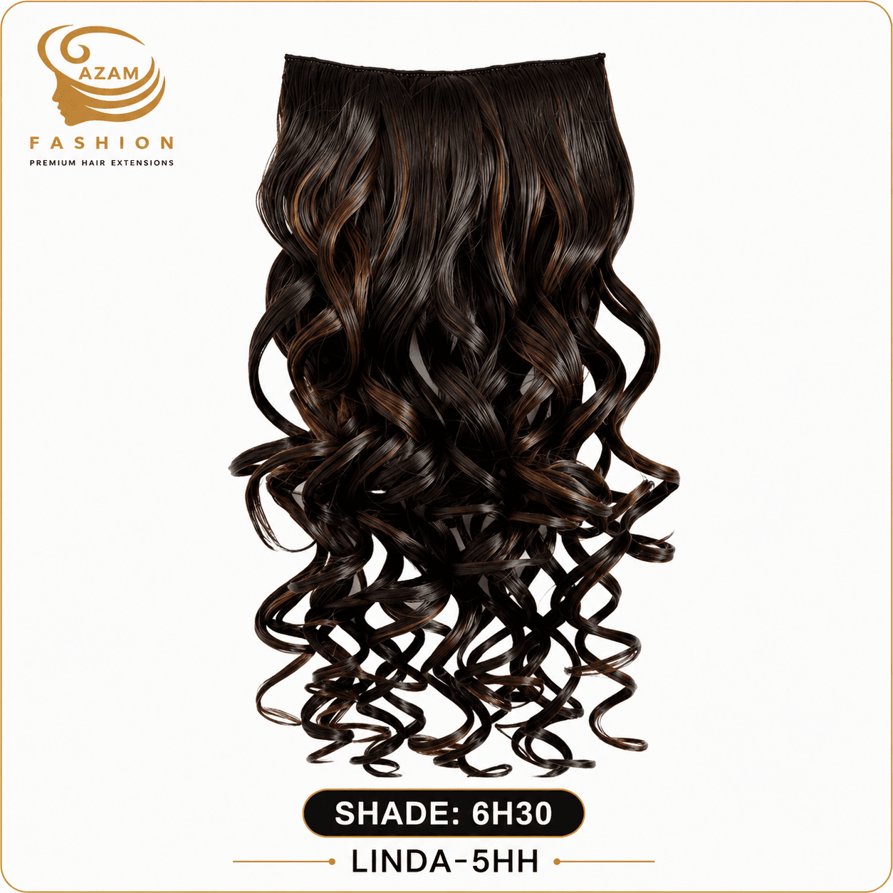 AZAM FASHION LINDA - 5HH CURLY 6H30