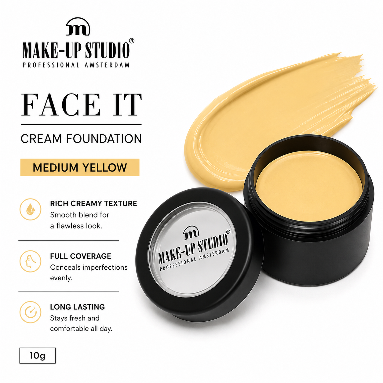 Make-Up Studio Face It Cream Foundation - Medium Yellow