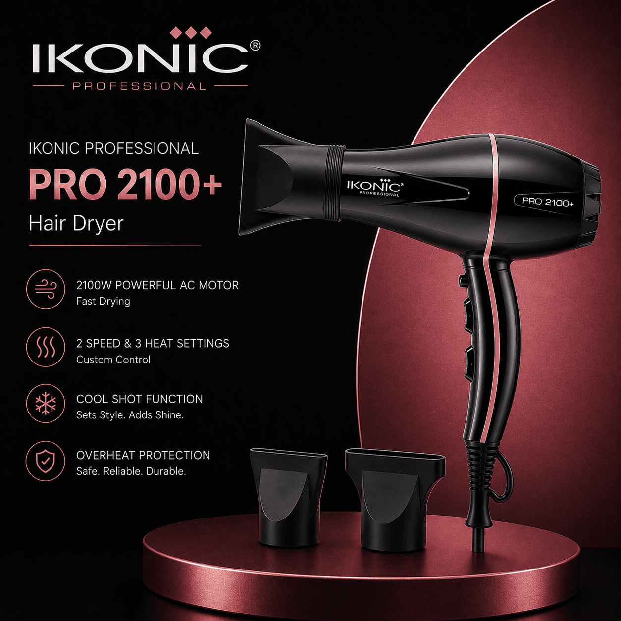 IKONIC Hair Dryer Pro 2100+