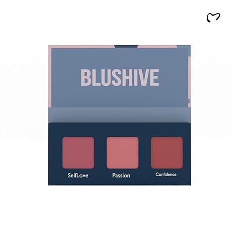 Makezmia Invisiblend Concealer Palette (Free Blusher Palette Inside)