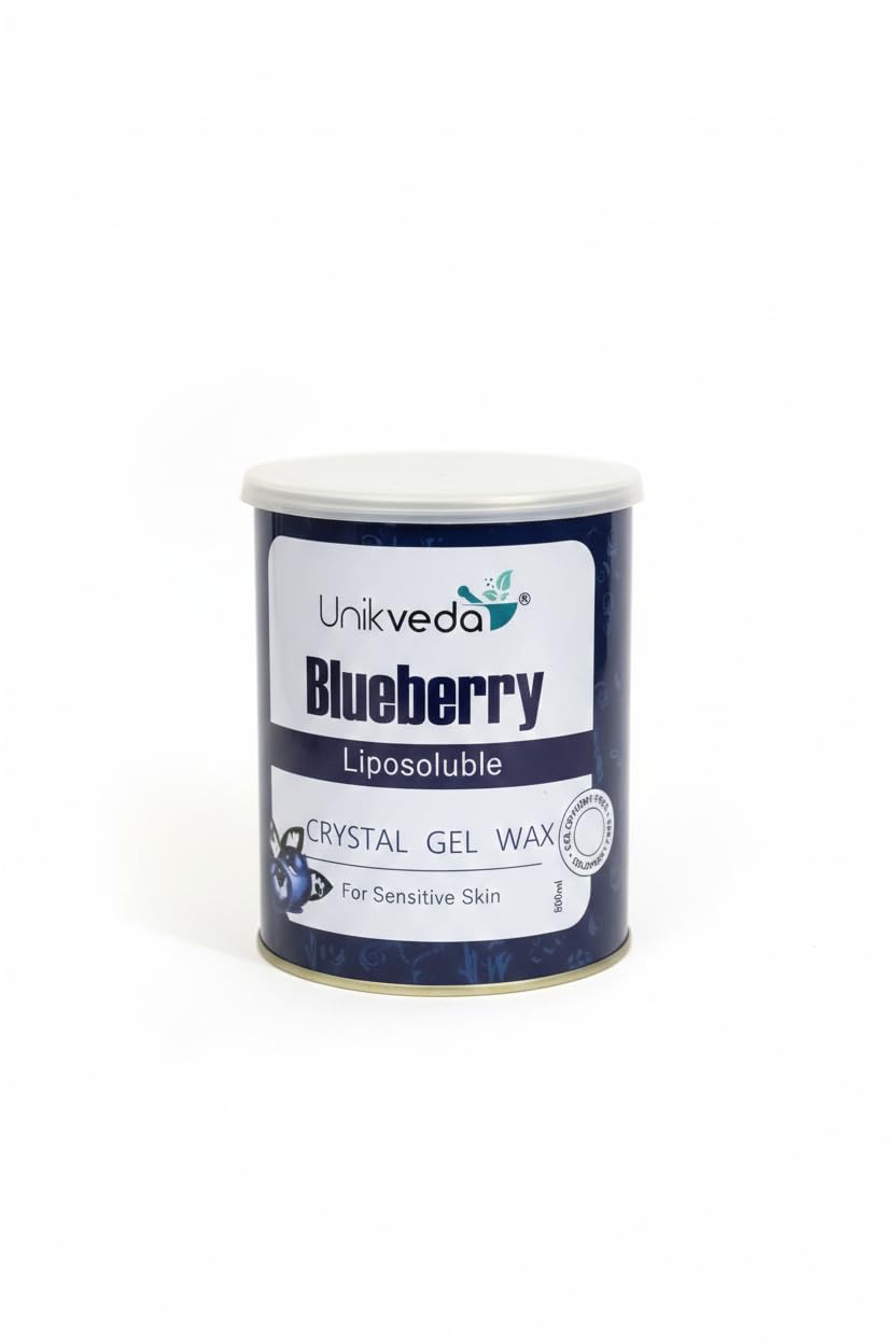 UNIKVEDA BLUEBERRY CRYSTAL LIPOSOLUBLE GEL WAX 800ML