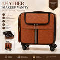 LEATHER MAKEUP VANITY