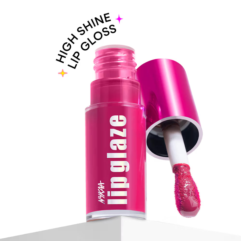 Nykaa LipGlaze Lip Oil Pink Meringue
