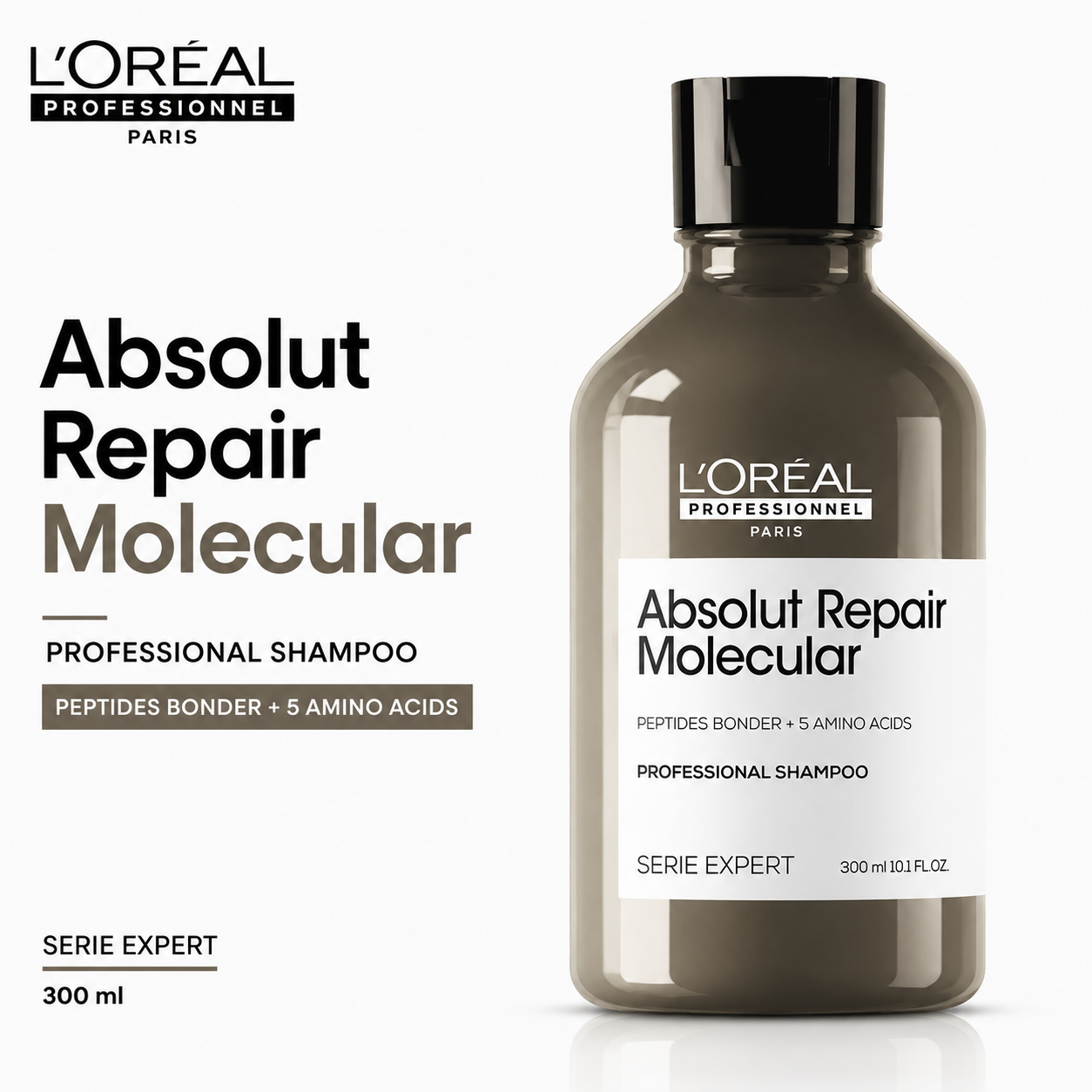 LOREAL Absolut Repair Molecular Shampoo 300ml