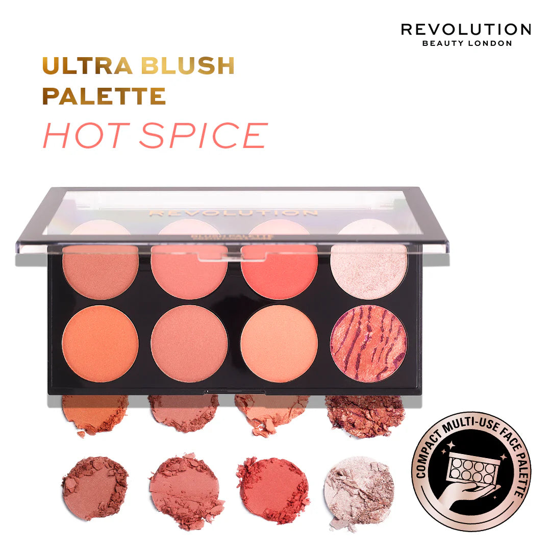 Revolution Ultra Blush Palette Hot Spice