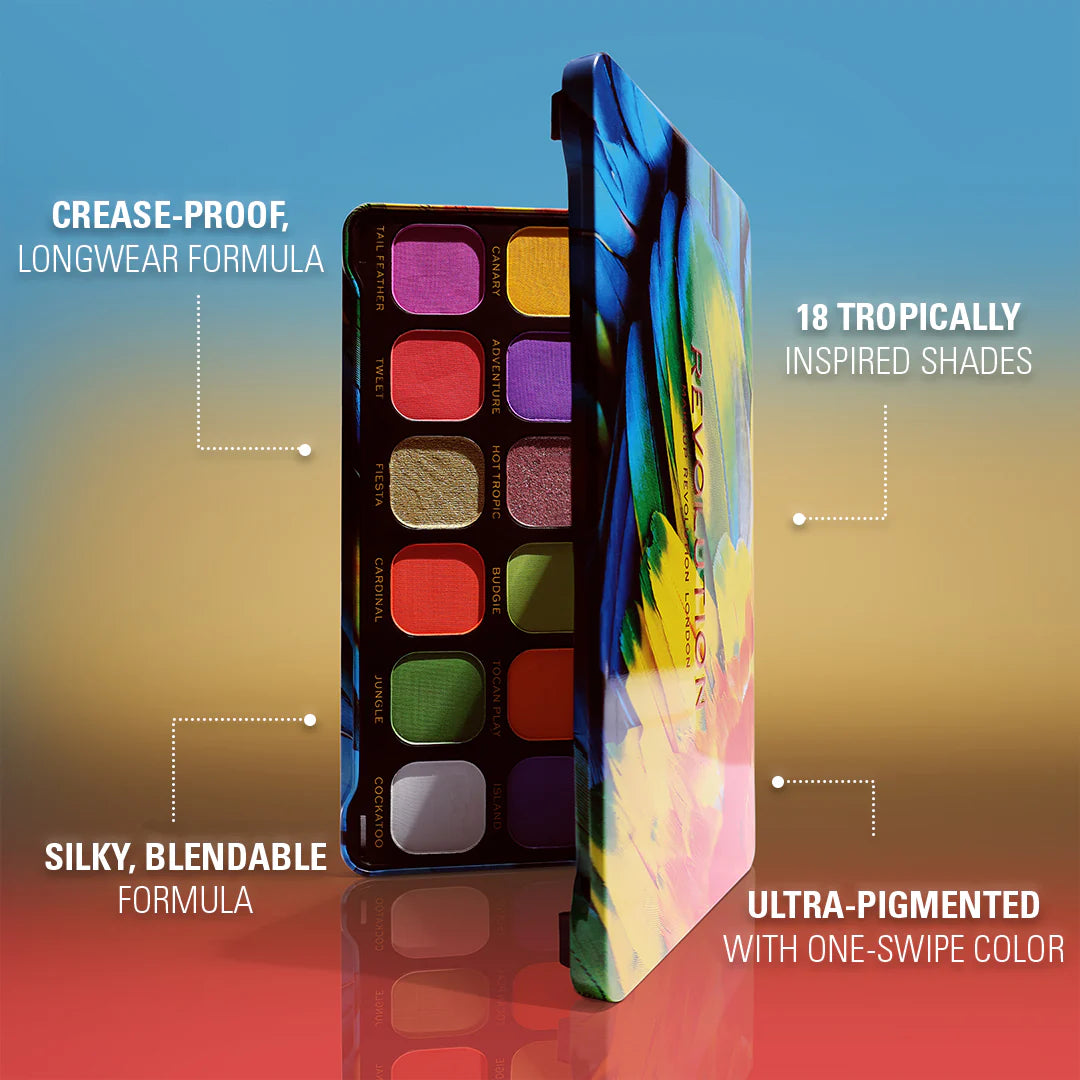 Revolution Forever Flawless Bird of Paradise Eyeshadow Palette