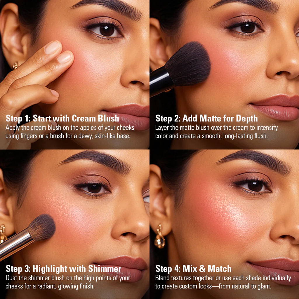 Revolution Blush Icon Palette aura points rose