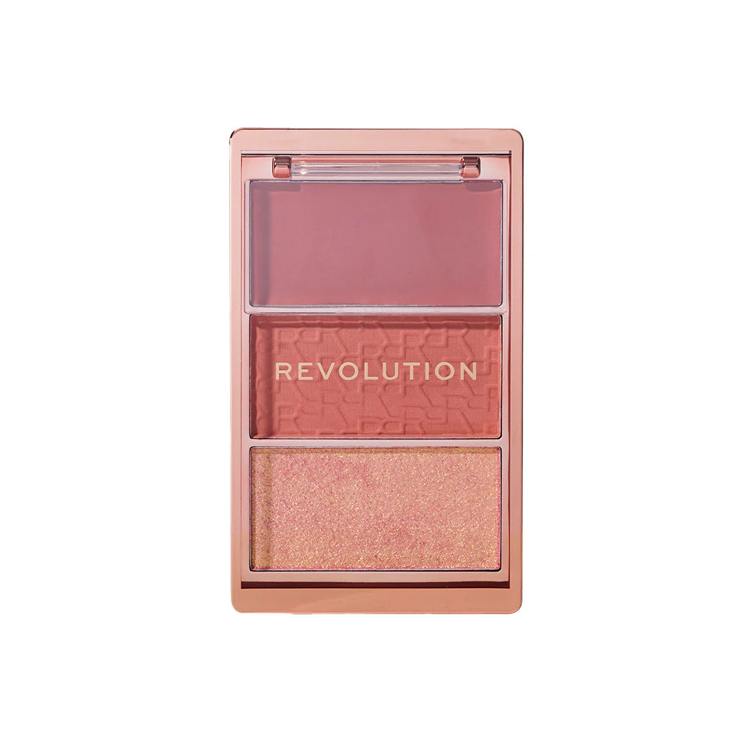Revolution Blush Icon Palette aura points rose
