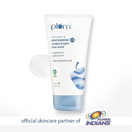 Plum Rice Water 2% Simply Bright Face Wash