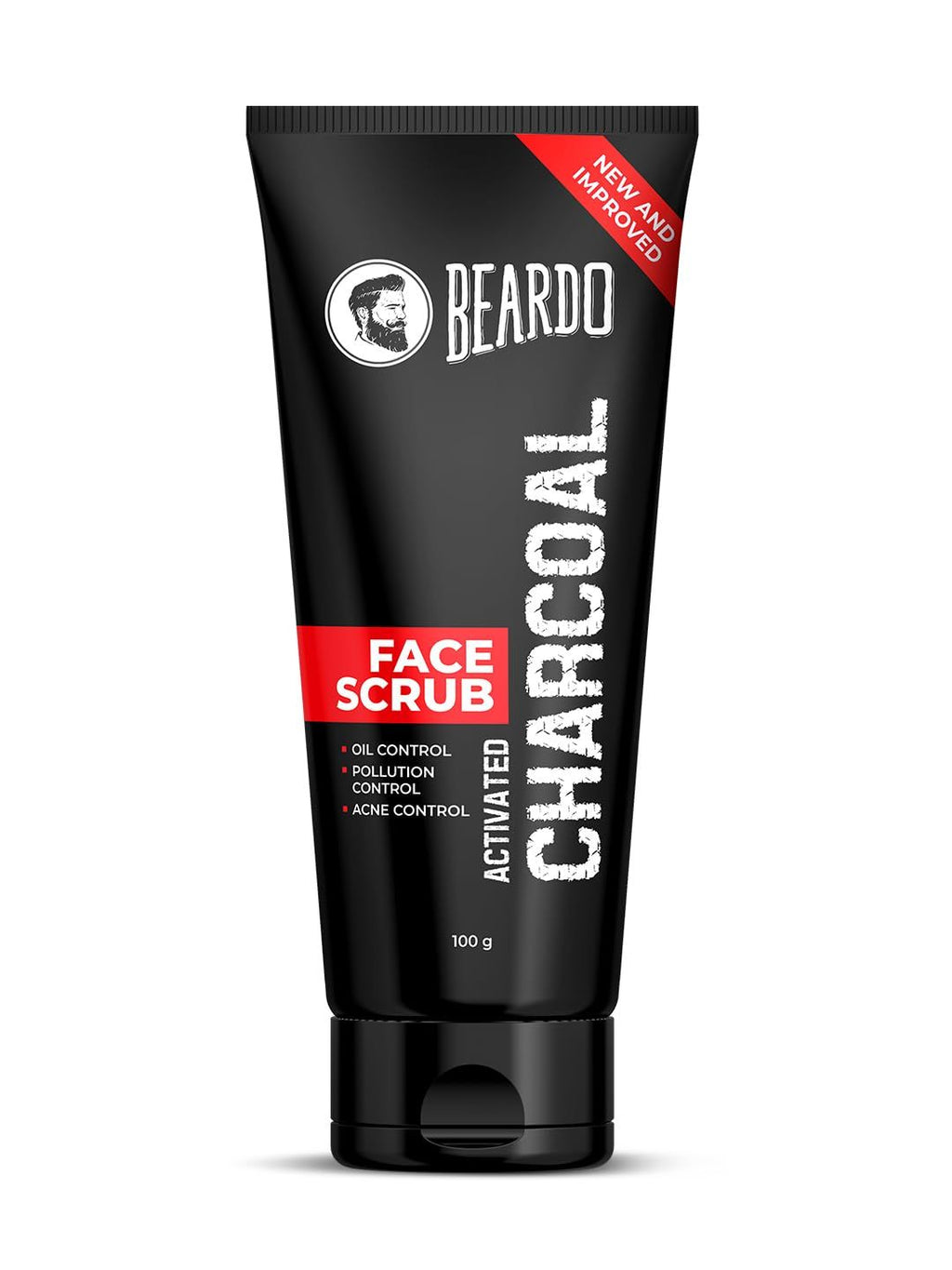 BEARDO ACTIVATED CHARCOAL FACE SCRUB 100g