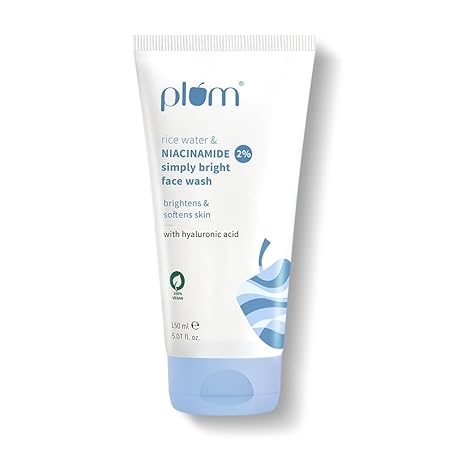Plum Rice Water 2% Simply Bright Face Wash