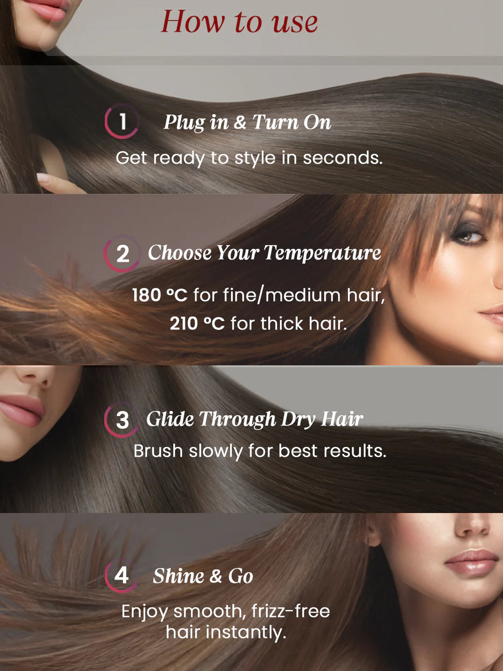 URBAN YOG MAKE ME BOLD FRIZZ FREE STRAIGHTENING BRUSH