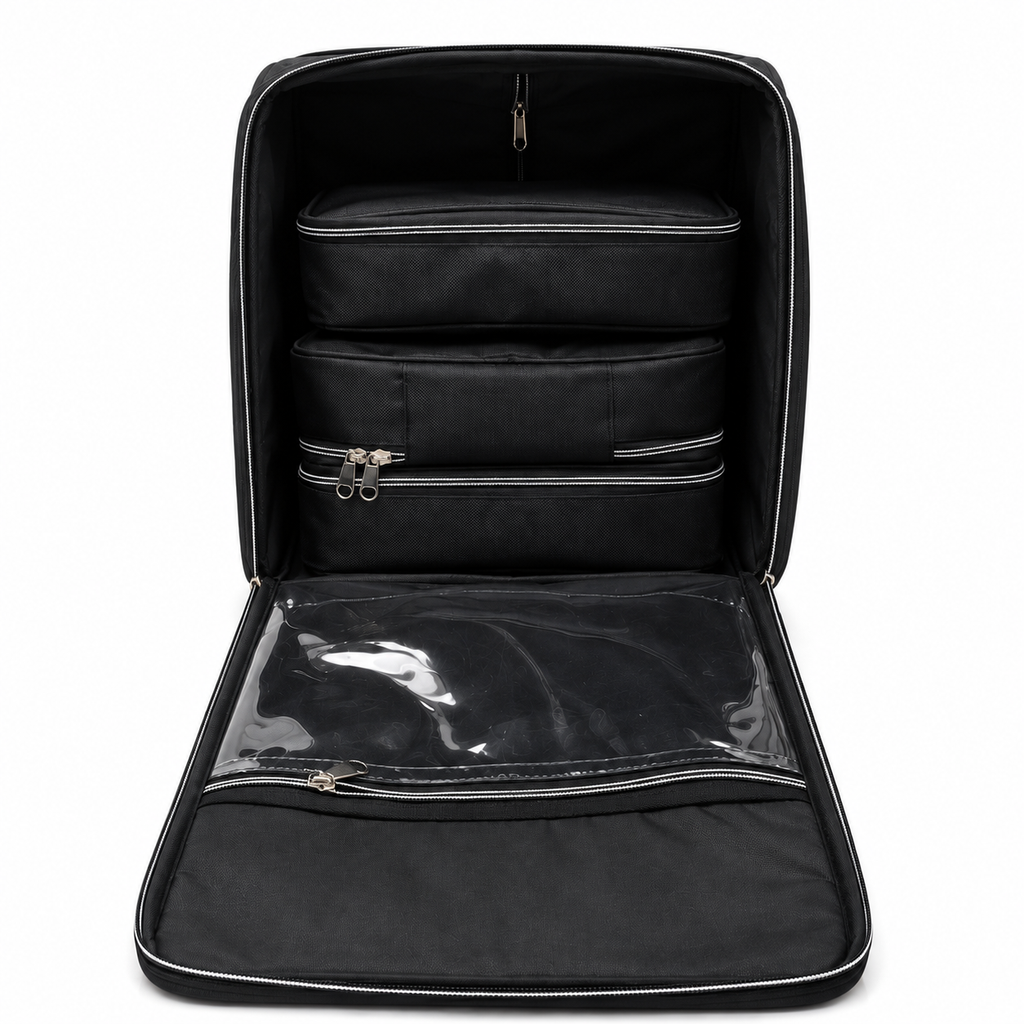 STUDENT MAKEUP KIT VANITY WITH 3 POUCHS