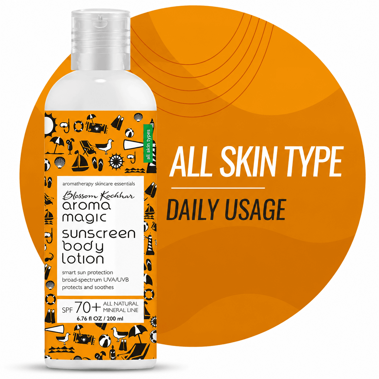 AROMA MAGIC SUNSCREEN BODY LOTION SPF70