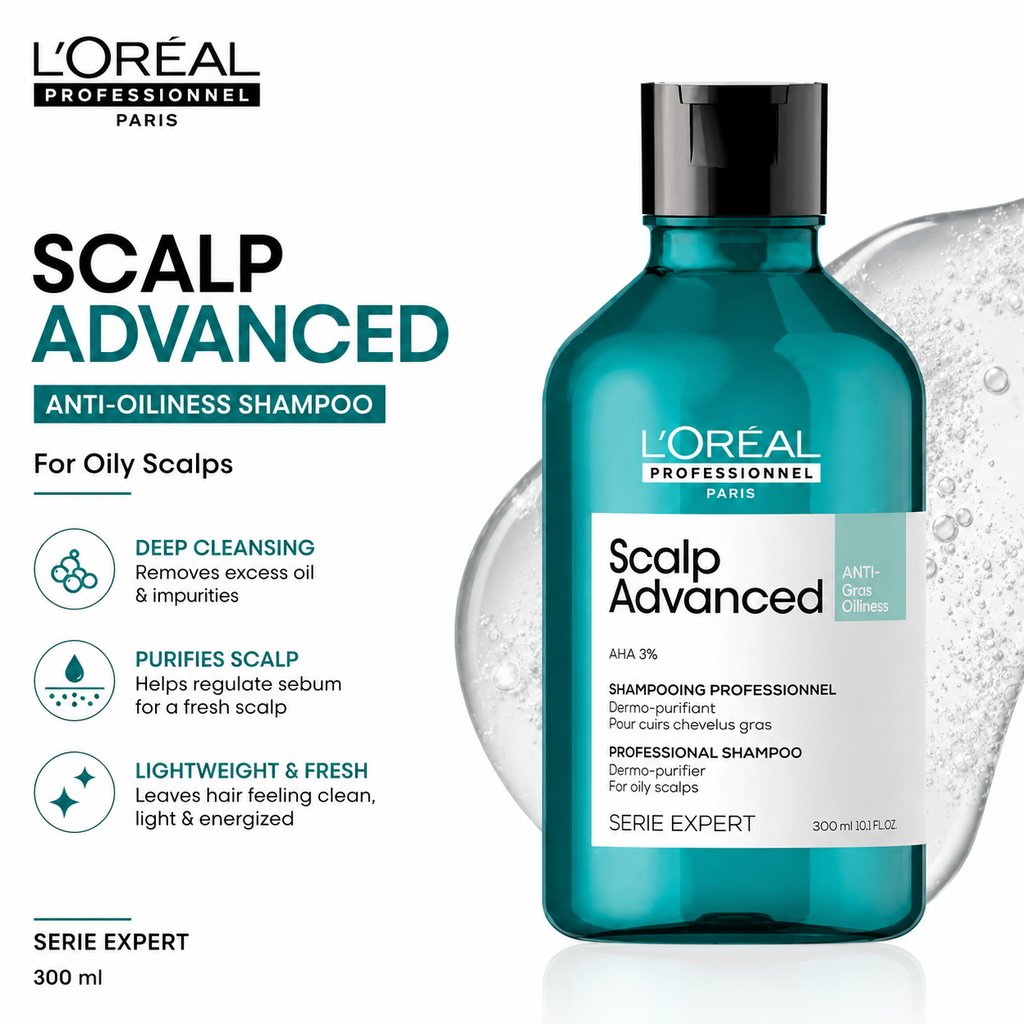 LOREAL SCALP ADVANCE Anti-Oiliness SHAMPOO (300 ml)