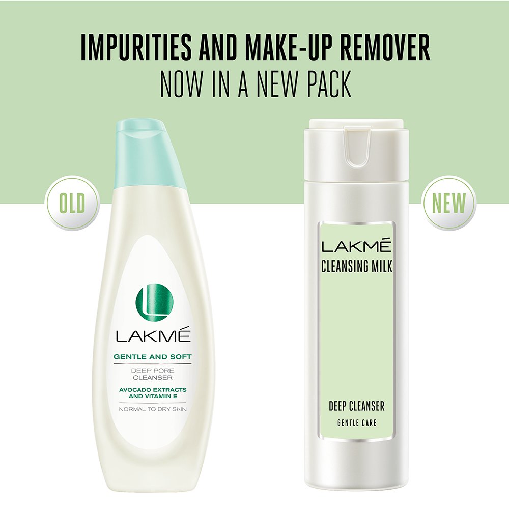 LAKME Cleansing Milk Deep Cleanser Gentle Care - 60 ml