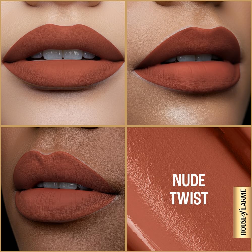 LAKME The Original Collection Ultimate Glam Liquid Lipstick - 19 Nude Twist