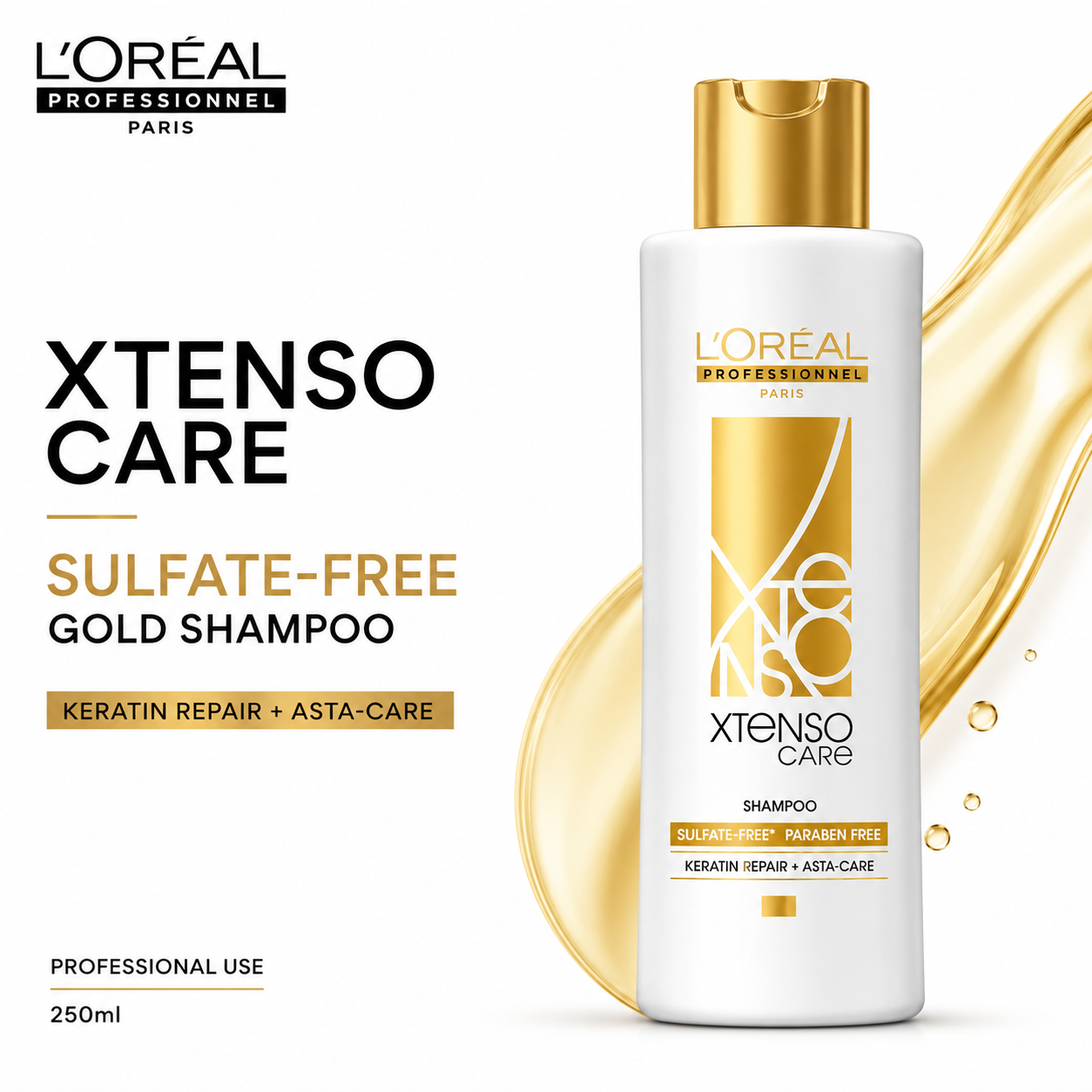 LOREAL XTENSO Sulfate-Free GOLD SHAMPOO