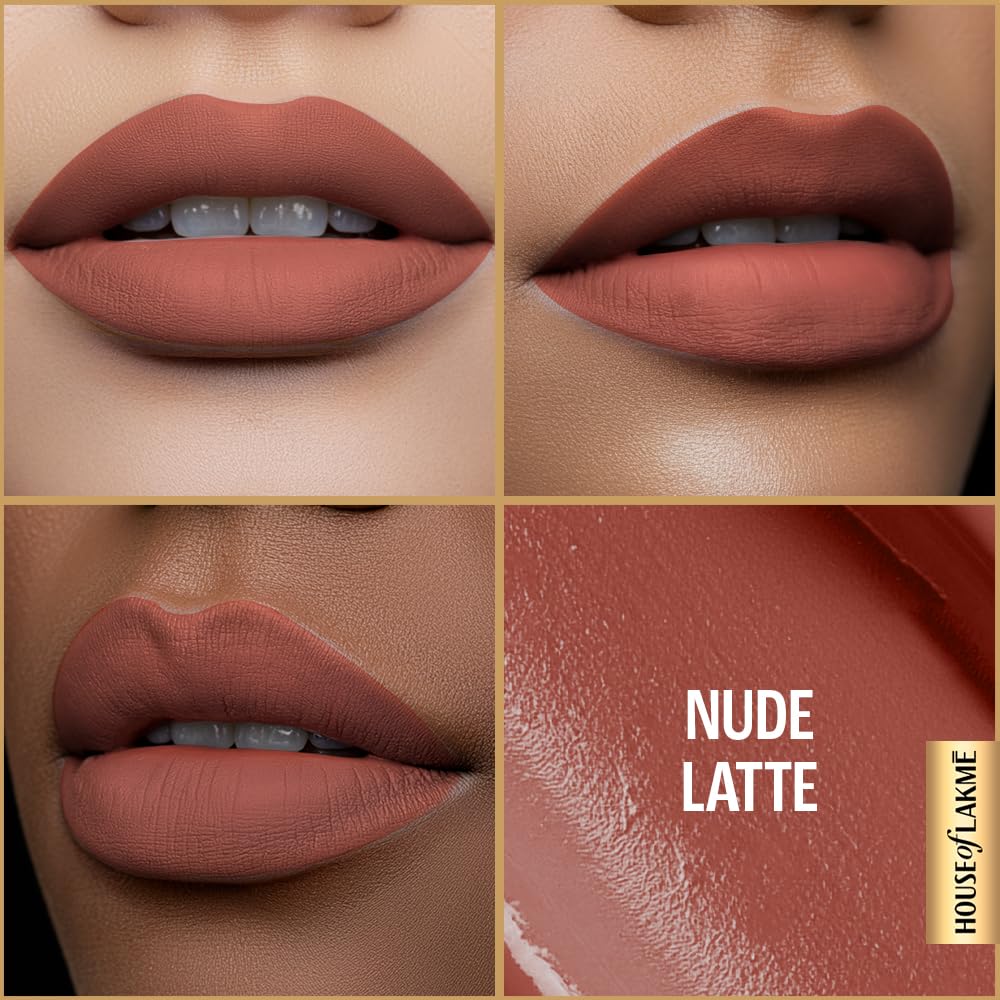 LAKME The Original Collection Ultimate Glam Liquid Lipstick - 26 Nude Latte