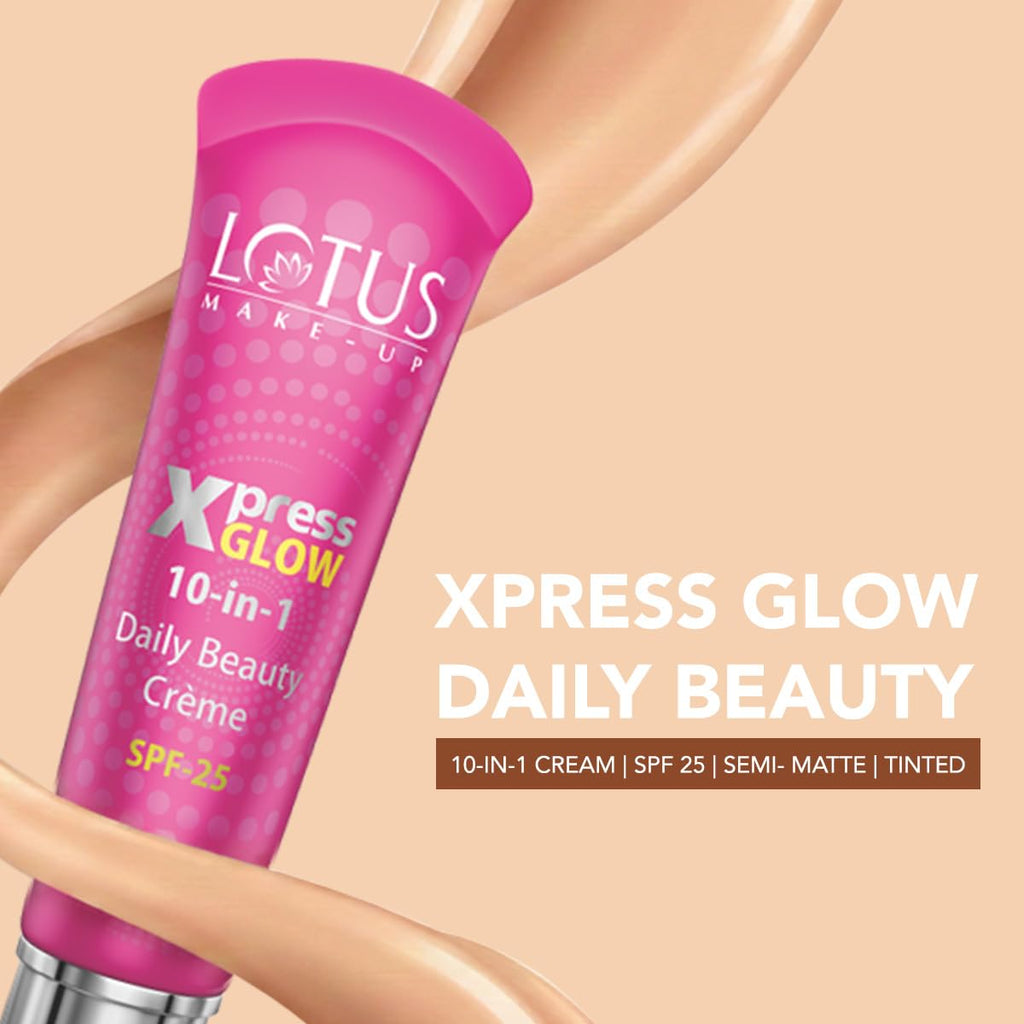 LOTUS MAKEUP XPRESS GLOW 10 IN 1 DAILY BEAUTY CREME SPF25 X2 BRIGHT ANGEL