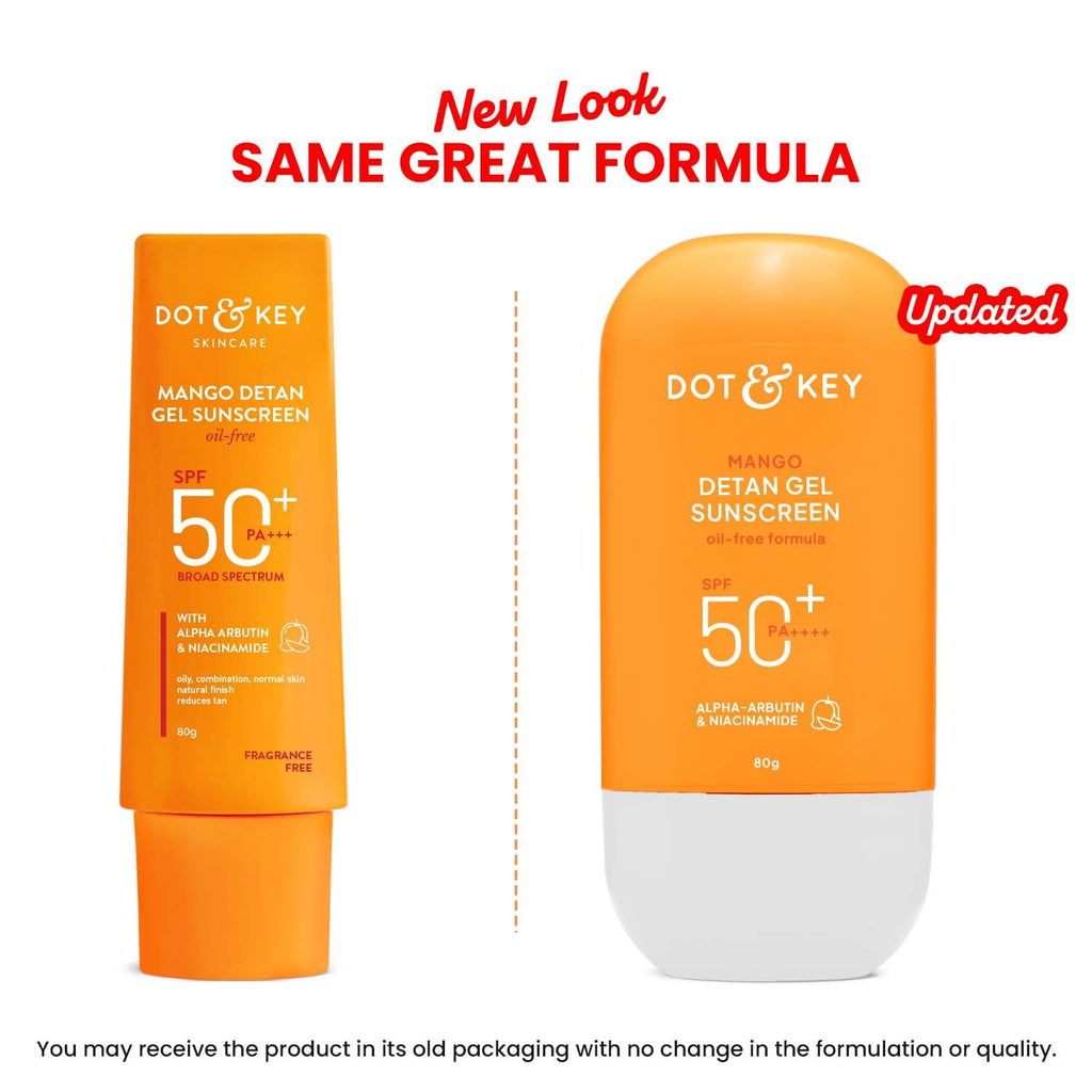 Dot & Key Mango Detan Gel Sunscreen SPF 50+ PA++++ 80 g