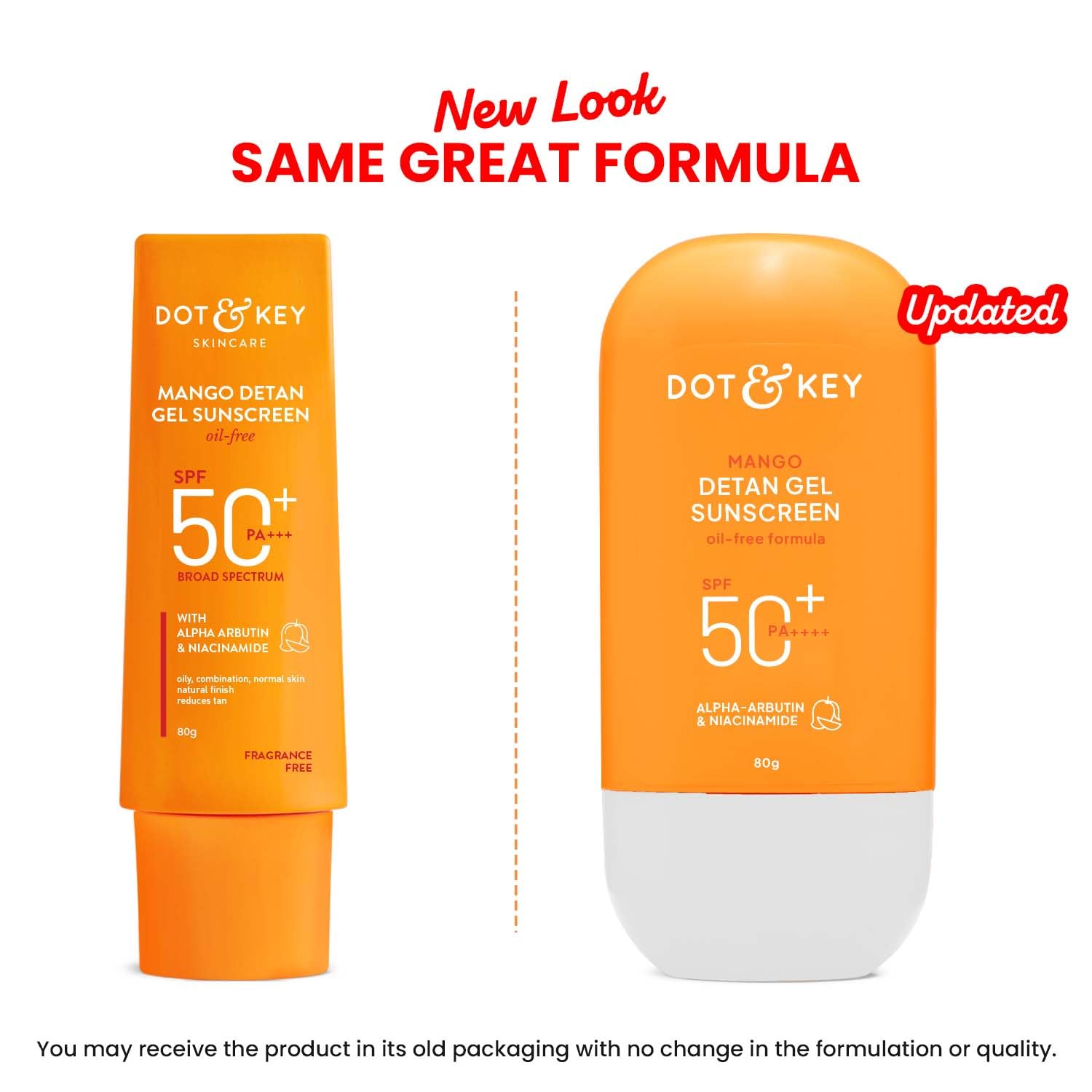 Dot & Key Mango Detan Gel Sunscreen SPF 50+ PA++++ 80 g