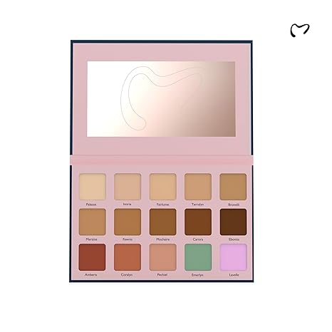 Makezmia Invisiblend Concealer Palette (Free Blusher Palette Inside)