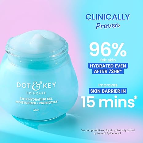Dot & Key 72HR Hydrating Gel Moisturizer + Probiotics 60 ml