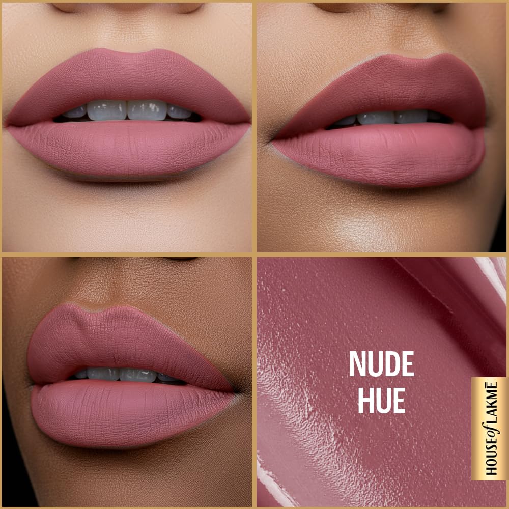 LAKME The Original Collection Ultimate Glam Liquid Lipstick - 27 Nude Hue