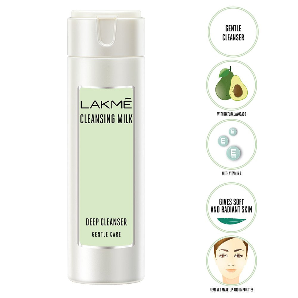 LAKME Cleansing Milk Deep Cleanser Gentle Care - 60 ml