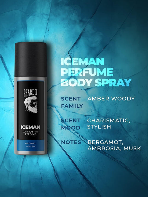 Beardo ICEMAN Body Spray for Men 150ml