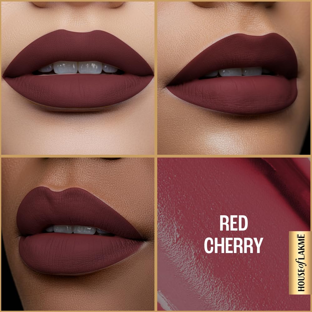 LAKME The Original Collection Ultimate Glam Liquid Lipstick - 21 Red Cherry