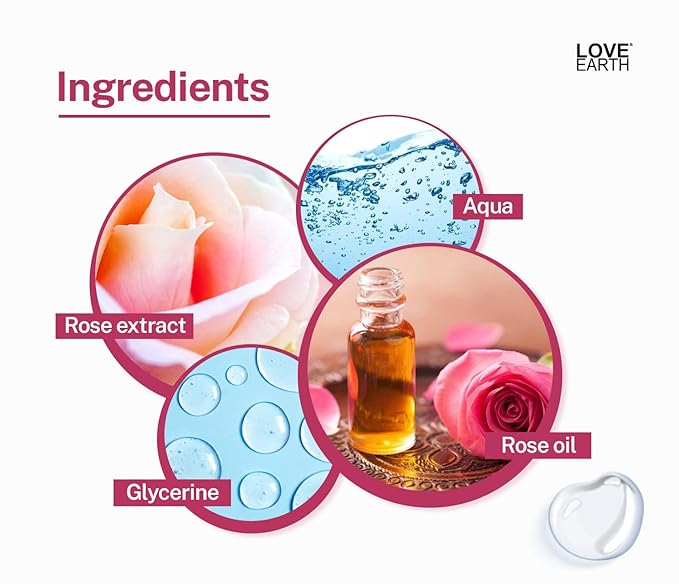 LOVE EARTH FACE MIST ROSE WATER 100ml