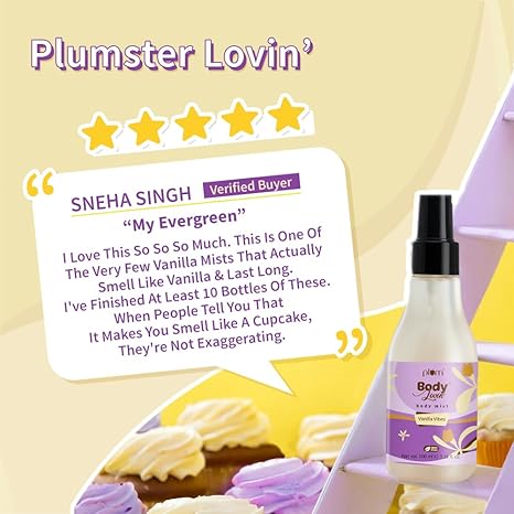 Plum Vanilla Vibes Body Mist 50 ml