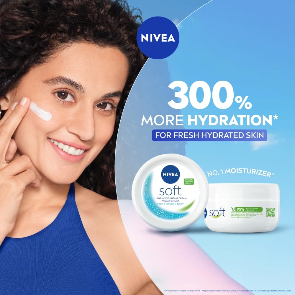 NIVEA SOFT LIGHT MOISTURIZING CREAM 300ml