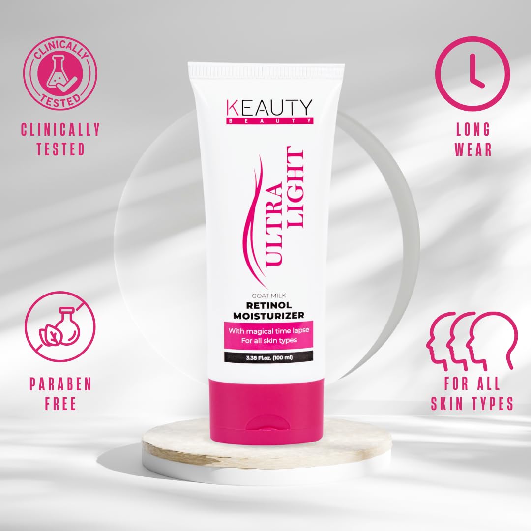KEAUTY BEAUTY ULTRA LIGHT GOAT MILK RETINOL MOISTURIZER 100ml