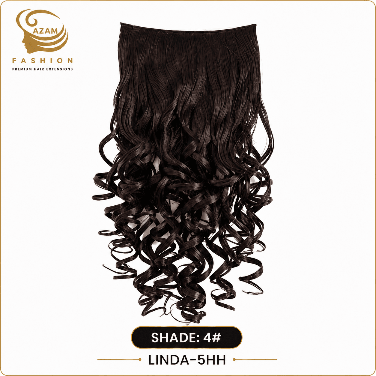 AZAM FASHION LINDA - 5HH CURLY 4#